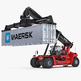 Reachstacker Kalmar DRG450 Gloria K-Motion RIG 3D model